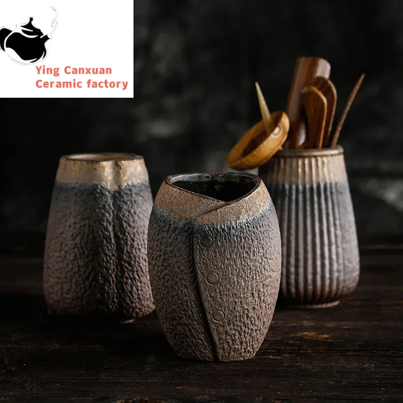 Дверная рамка для чайной церемонии шестерые джентльмены грубая керамика чайная трубка из цельной древесины набор для шести джентльменов керамический глиняный набор для чая аксессуары 
Дверная рамка для чайной церемонии шестерые джентльмены грубая керамика чайная трубка из цельной древесины набор для шести джентльменов керамический глиняный набор для чая аксессуары