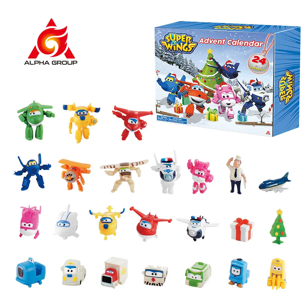 Super Wings Advent Calendar Exclusive Xmas 24pcs Blind Doors Airplane Robot Action Figures Christmas Birthday Gifts Toys For Kid
Super Wings Advent Calendar Exclusive Xmas 24pcs Blind Doors Airplane Robot Action Figures Christmas Birthday Gifts Toys For Kid