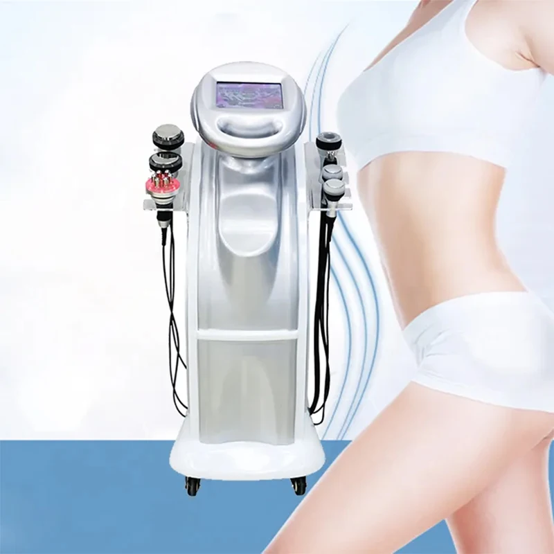 

High Power RF Fat Burning 80K Cavitation System Weight Loss Skin Rejuvenation Vacuum Body Slimming Beauty Machine With 7 Handles