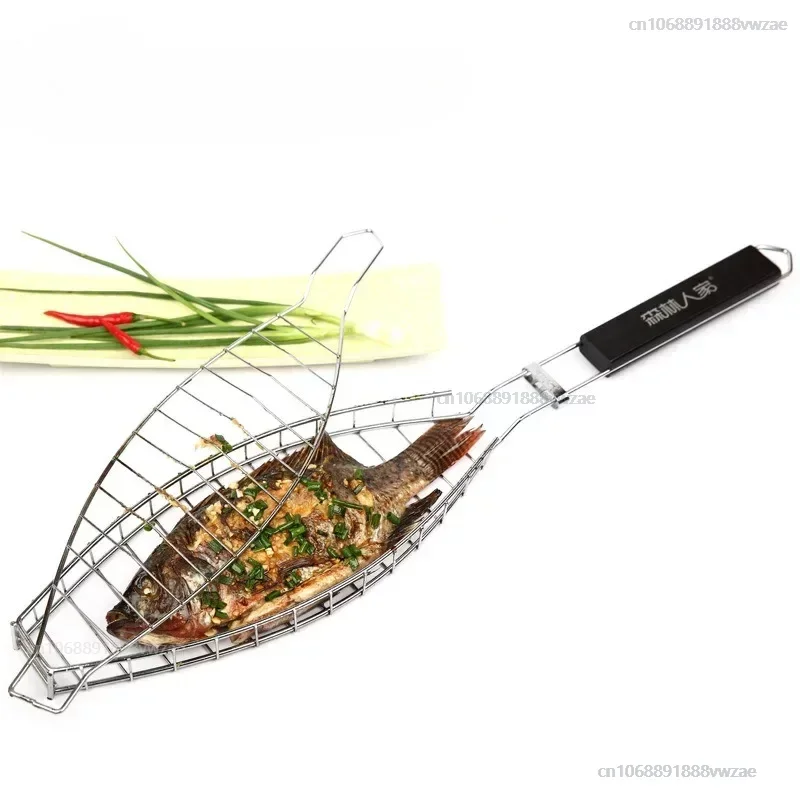 Уличный гриль для барбекю, решетка из нержавеющей стали с деревянной ручкой, зажим для рыбы
Уличный гриль для барбекю, решетка из нержавеющей стали с деревянной ручкой, зажим для рыбы