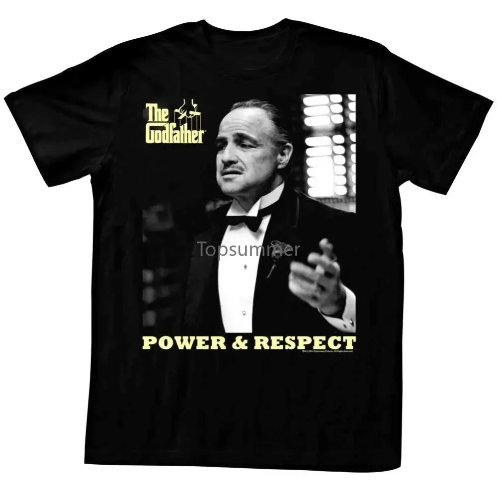 Brand New 2019 Summer Mens Short Godfather Don Corleone Power Respect Men'S T-Shirt Cute T Shirts
Brand New 2019 Summer Mens Short Godfather Don Corleone Power Respect Men'S T-Shirt Cute T Shirts