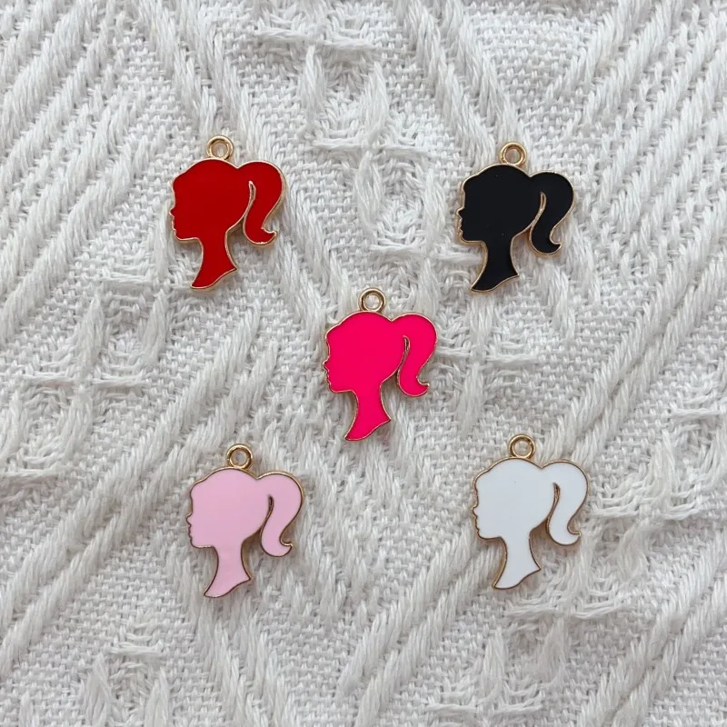 10pcs Enamel Cartoon Beautiful girl charming jewelry making cute earrings pendant bracelet necklace charm
10pcs Enamel Cartoon Beautiful girl charming jewelry making cute earrings pendant bracelet necklace charm