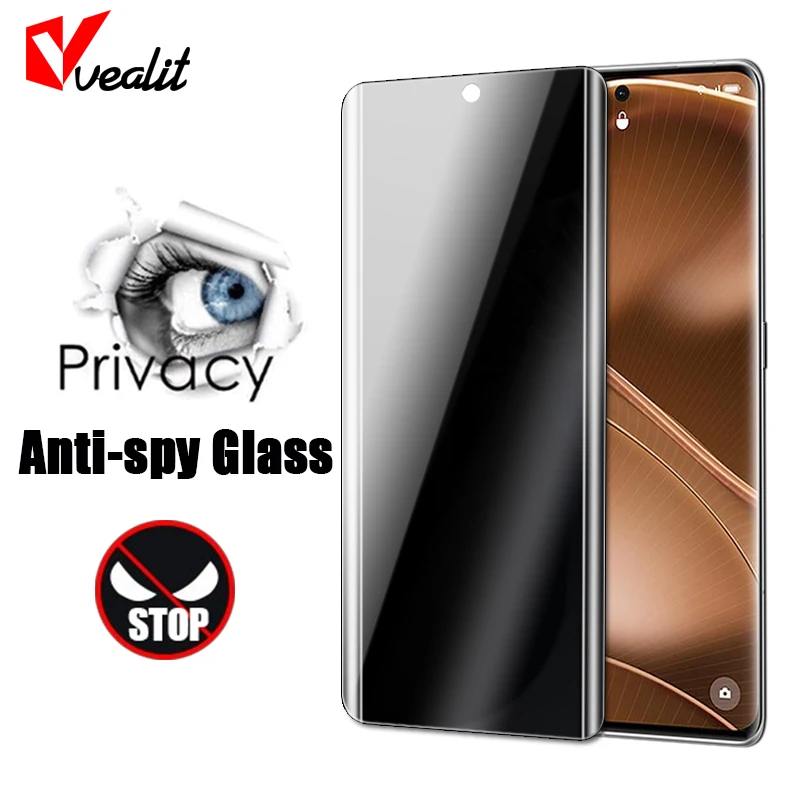 

3D Curved Anti Spy Privacy Screen Protector for OPPO Find X6 X5 X3 Neo Tempered Glass for OPPO Reno 10 9 8T 5 4 3 Pro Plus Film