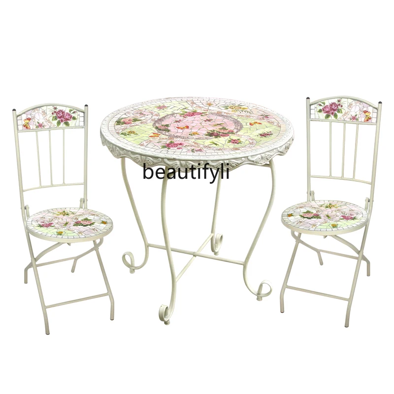 zq High-End Outdoor Courtyard Garden Tables and Chairs European Style Villa Balcony Terrace Occasional Table
zq High-End Outdoor Courtyard Garden Tables and Chairs European Style Villa Balcony Terrace Occasional Table
