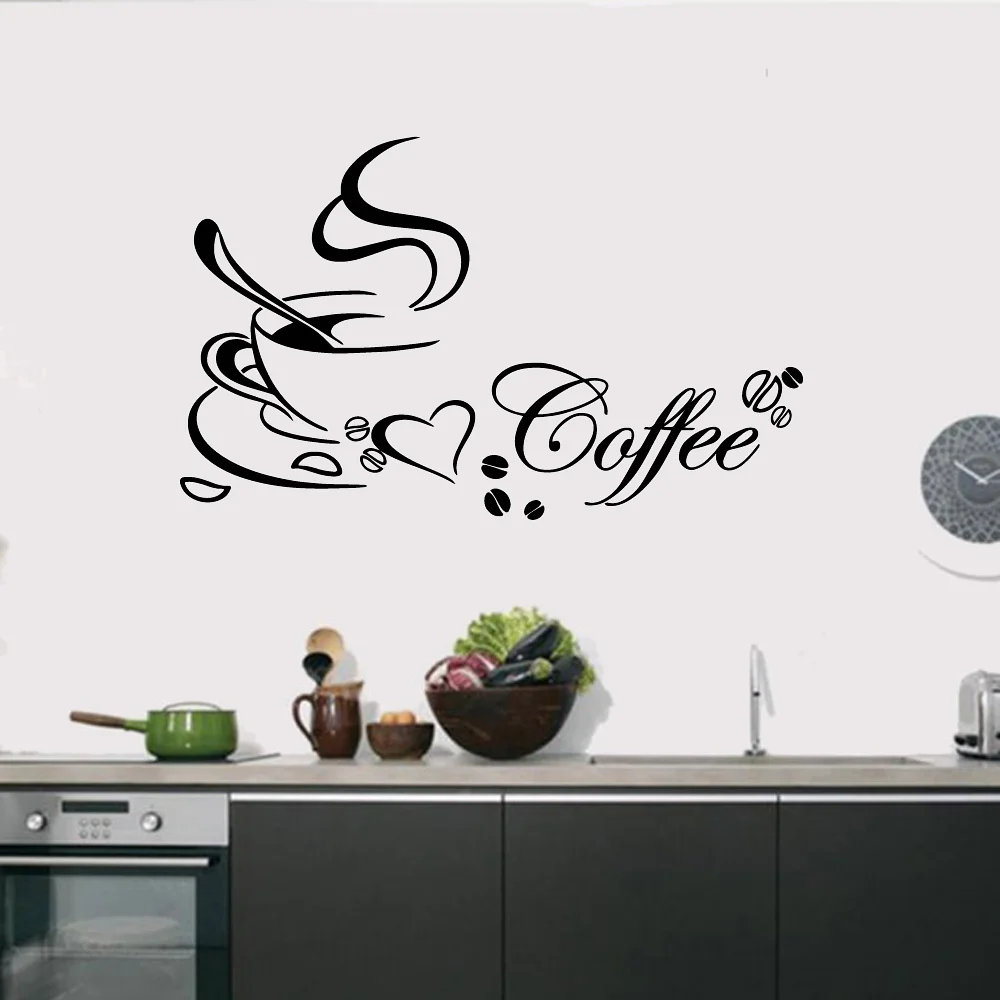 HOT Coffee cup with heart vinyl quote Restaurant Kitchen removable wall Stickers DIY home decor wall art MURAL
HOT Coffee cup with heart vinyl quote Restaurant Kitchen removable wall Stickers DIY home decor wall art MURAL