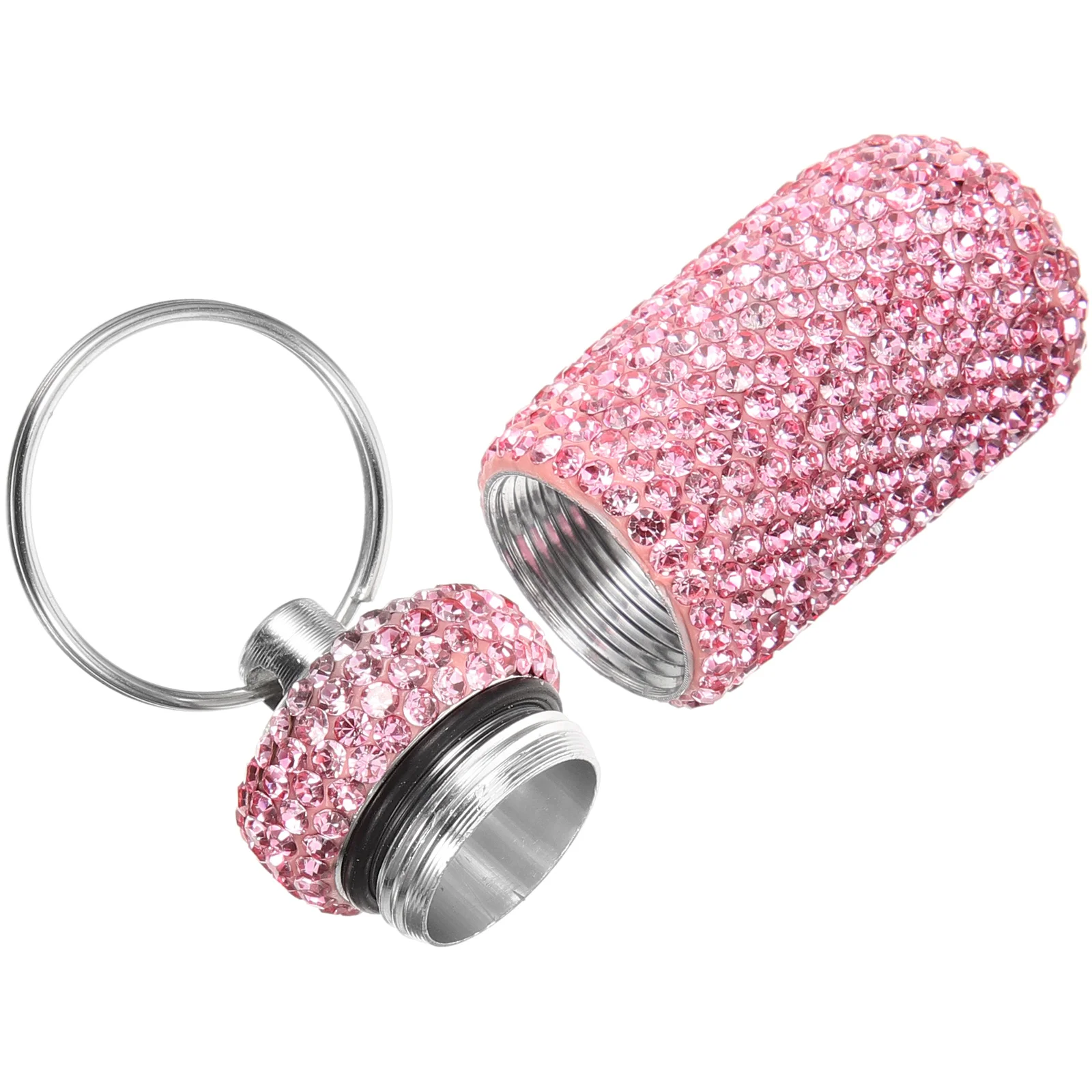Diamond Mini Box Aluminum Holder Container Medicine Bottle Small Novel Case Metal Portable Outdoor Key Ring
Diamond Mini Box Aluminum Holder Container Medicine Bottle Small Novel Case Metal Portable Outdoor Key Ring