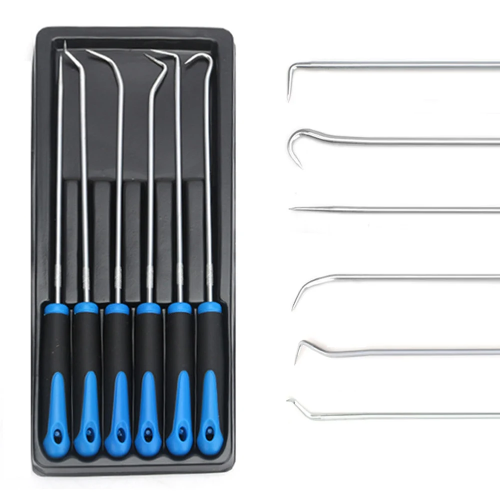 6Pcs Heavy Duty Hook And Pick Set Precision Automotive Pick Tools Remover Kit Oil Seal O-Ring Seal Remover Hook Tool Sets
6Pcs Heavy Duty Hook And Pick Set Precision Automotive Pick Tools Remover Kit Oil Seal O-Ring Seal Remover Hook Tool Sets
