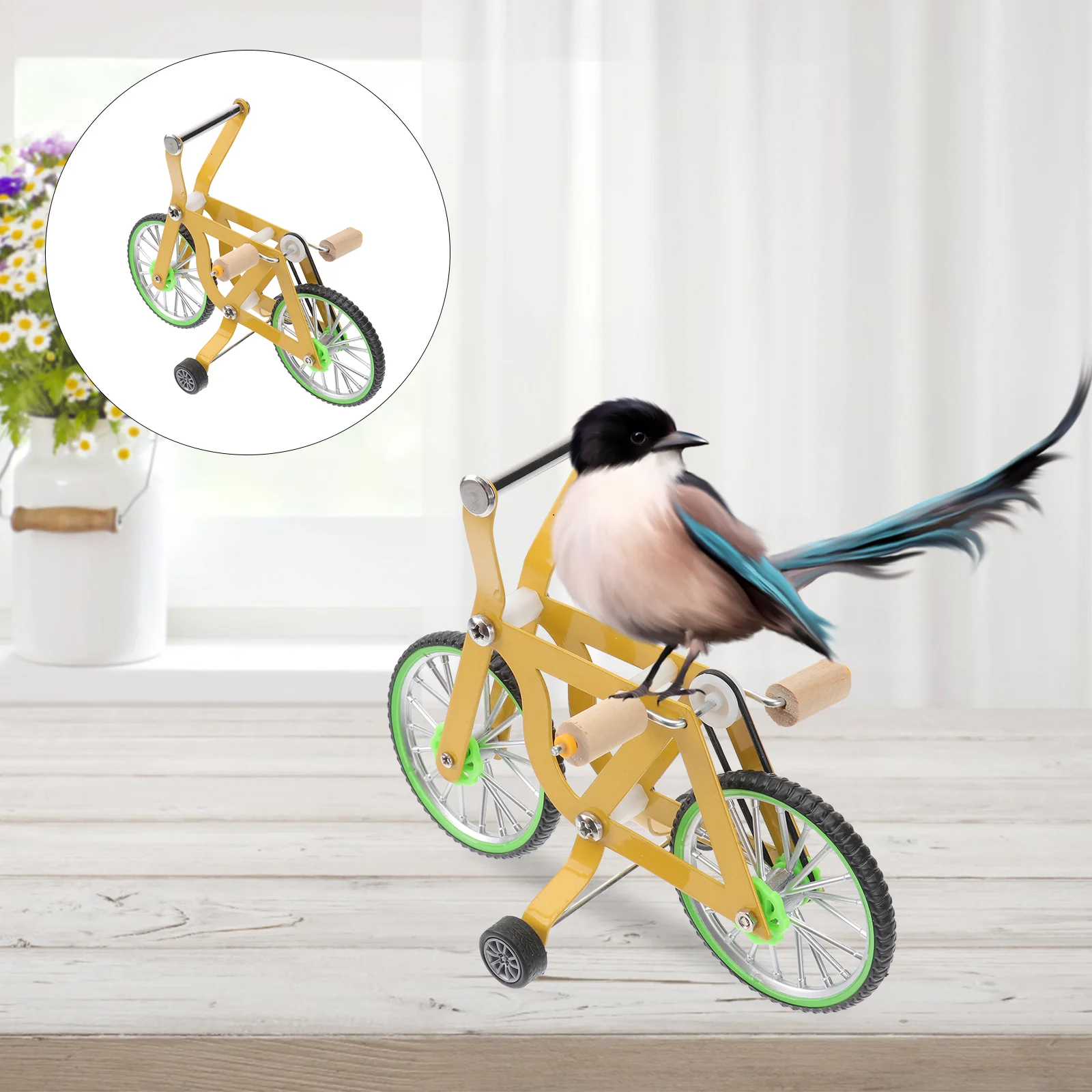 Parrot Cage Plaything Macaw Playing Toys Parrot Intelligence Toys Conure Cage Playset Bird Interactive Plaything Parrot Bike Toy
Parrot Cage Plaything Macaw Playing Toys Parrot Intelligence Toys Conure Cage Playset Bird Interactive Plaything Parrot Bike Toy