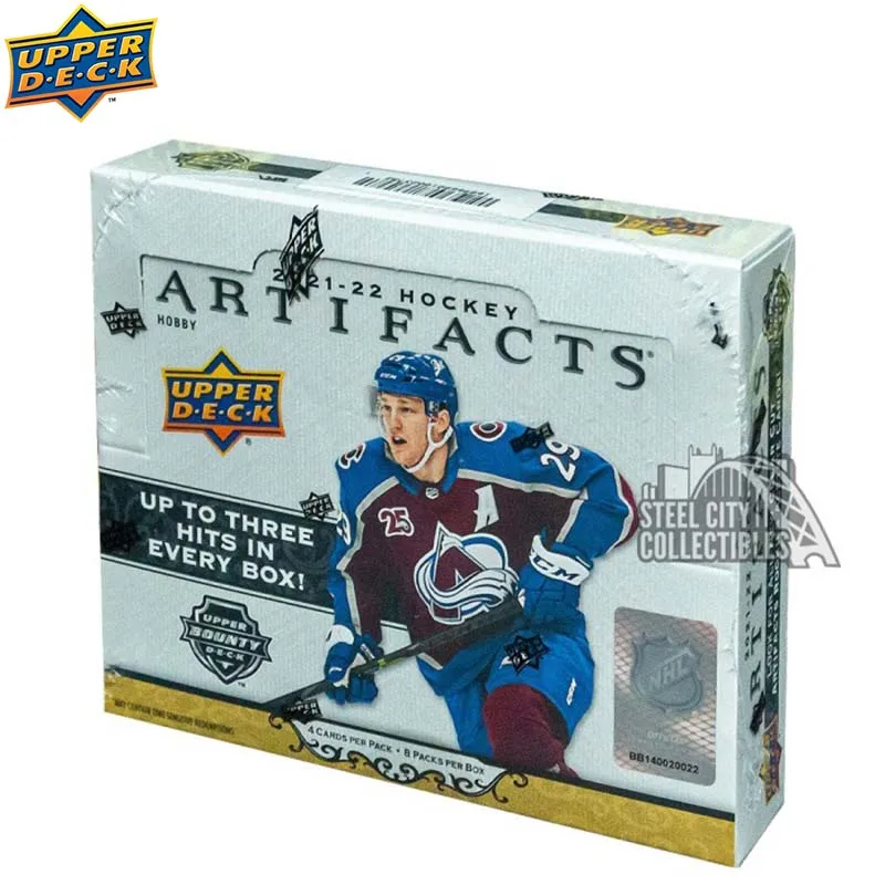 

2021-22 Upper Deck Artifacts Hockey Hobby Box Official Trading Cards Limited Signature Collection Card Children Fans Gift Toy