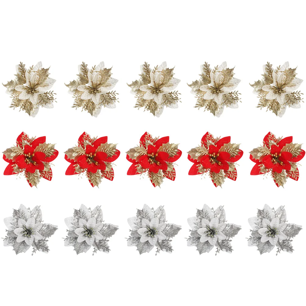 Artificial Flowers Simulated Christmas Artificial Flowers Plastic Decorative Flowers for Christmas Tree Pink A35
Artificial Flowers Simulated Christmas Artificial Flowers Plastic Decorative Flowers for Christmas Tree Pink A35