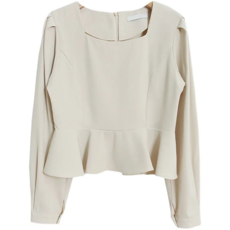 Женская рубашка в винтажном стиле, рубашка с оборками, универсальная рубашка в иностранном стиле для пожилых женщин, весна-лето 2023
Женская рубашка в винтажном стиле, рубашка с оборками, универсальная рубашка в иностранном стиле для пожилых женщин, весна-лето 2023