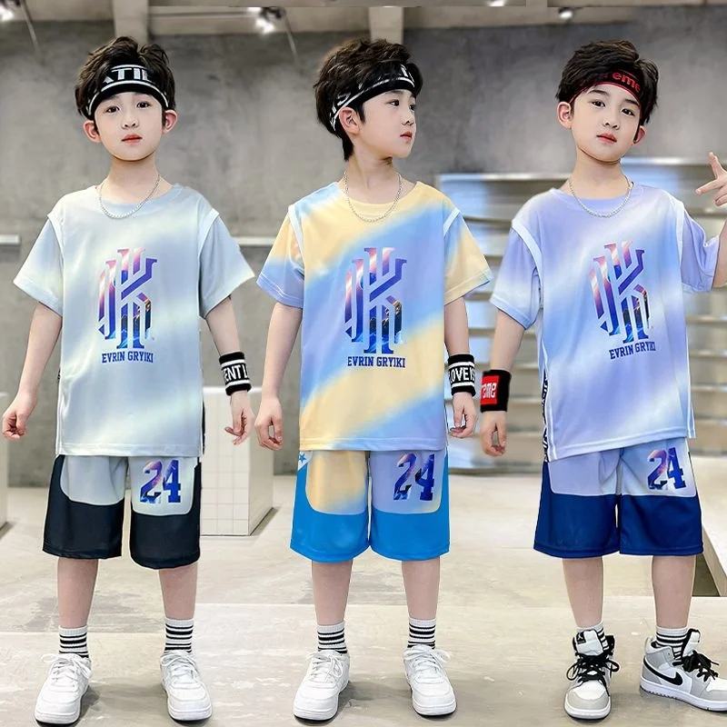 Boys Novelty Basketball set Xia Zhong Da Tong's No.24 student's jersey training team uniform children's sports two piece outfits
Boys Novelty Basketball set Xia Zhong Da Tong's No.24 student's jersey training team uniform children's sports two piece outfits