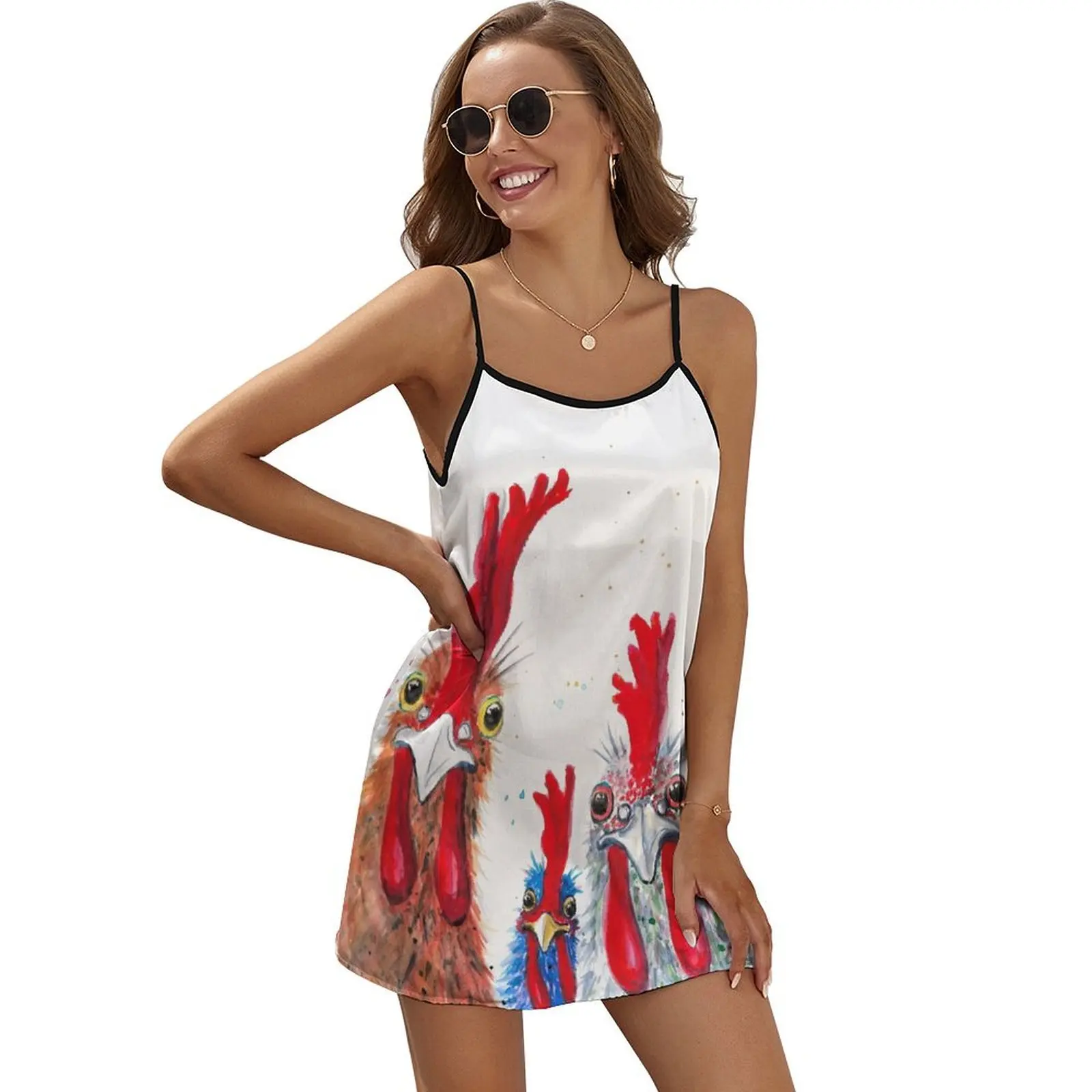 Chicken Ladies, Hen, Chicken, Rooster, Bird Sleeveless Dress elegant dress sexy dress party dresses women
Chicken Ladies, Hen, Chicken, Rooster, Bird Sleeveless Dress elegant dress sexy dress party dresses women