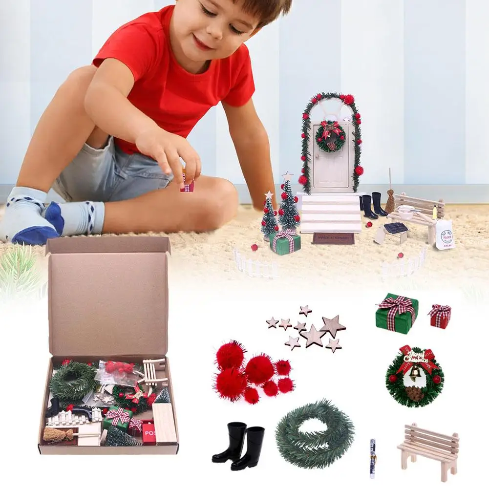 Miniature Christmas Magic Tiny Fairy Wooden Can Open Garland Dome Mini Door Baking Simulation Stair Gnome Elf Kitchen J3K8
Miniature Christmas Magic Tiny Fairy Wooden Can Open Garland Dome Mini Door Baking Simulation Stair Gnome Elf Kitchen J3K8