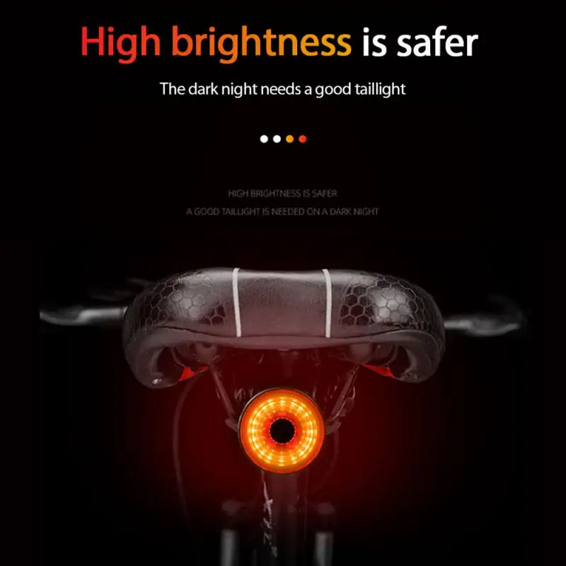 

Умная задняя фонарь, задний фонарь с датчиком стоп-сигнала, водонепроницаемость IPx6, USB зарядка, задний фонарь для велосипеда, аксессуары
