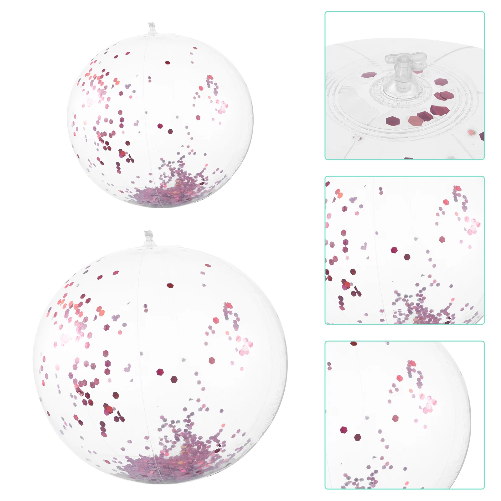 4 Beach Balls Swimming Pool Beach Balls Sequin Beach Toys for Kids Adults Beach Pool Party
4 Beach Balls Swimming Pool Beach Balls Sequin Beach Toys for Kids Adults Beach Pool Party