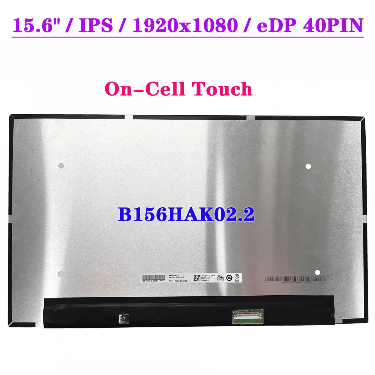 15.6 LCD Laptop inci layar sentuh Dell untuk Dell Inspiron 15 5000 15 P85F 15 5584 FHD 1920x1080 tampilan IPS Panel matriks 40Pi
15.6 LCD Laptop inci layar sentuh Dell untuk Dell Inspiron 15 5000 15 P85F 15 5584 FHD 1920x1080 tampilan IPS Panel matriks 40Pi