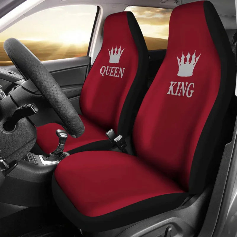 Queen King His And Hers Car Covers Set In Burgundy,Pack Of 2 Universal Front Seat Protective Cover
Queen King His And Hers Car Covers Set In Burgundy,Pack Of 2 Universal Front Seat Protective Cover