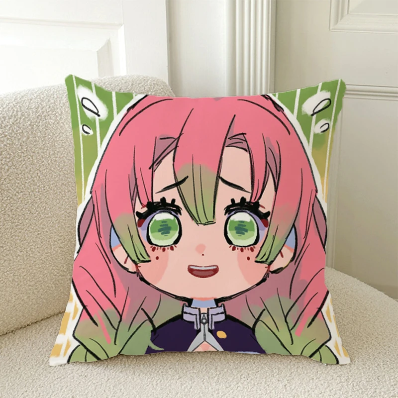 Kanroji Mitsuri Demon Slayer Pillow Cover Kawaii Anime Cushion Covers Sofa Decorative Duplex Printed Short Plush Pillowscase Hot
Kanroji Mitsuri Demon Slayer Pillow Cover Kawaii Anime Cushion Covers Sofa Decorative Duplex Printed Short Plush Pillowscase Hot