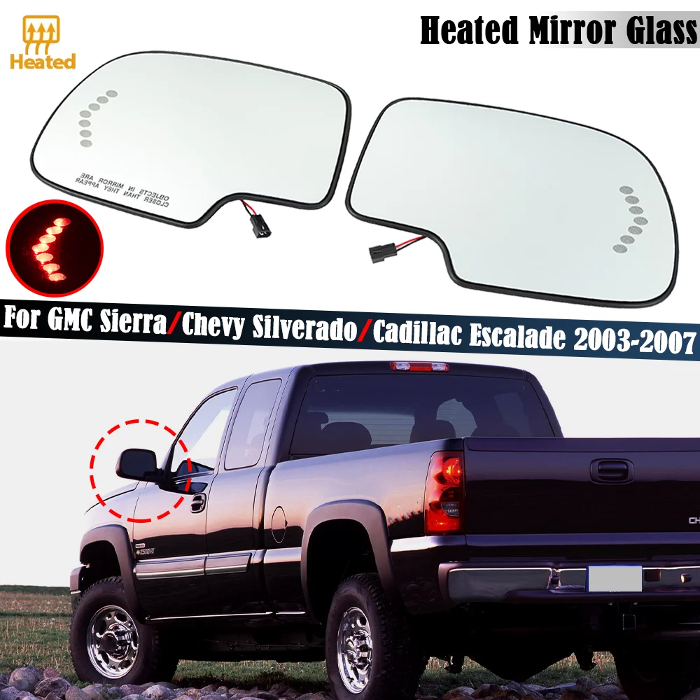 Side Rearview Mirror Heating Glass Heated Mirror Lens For GMC Sierra Chevy Silverado Cadillac 2003 2004-2007 88944391 88944392
Side Rearview Mirror Heating Glass Heated Mirror Lens For GMC Sierra Chevy Silverado Cadillac 2003 2004-2007 88944391 88944392