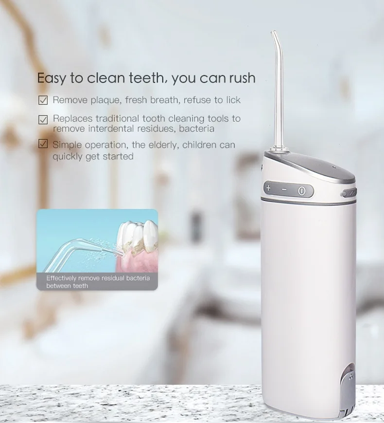 Electric Oral Irrigator Portable Smart Oral Irrigator Calculus Water Flossing Home Oral Artifact Scaling Machine
Electric Oral Irrigator Portable Smart Oral Irrigator Calculus Water Flossing Home Oral Artifact Scaling Machine