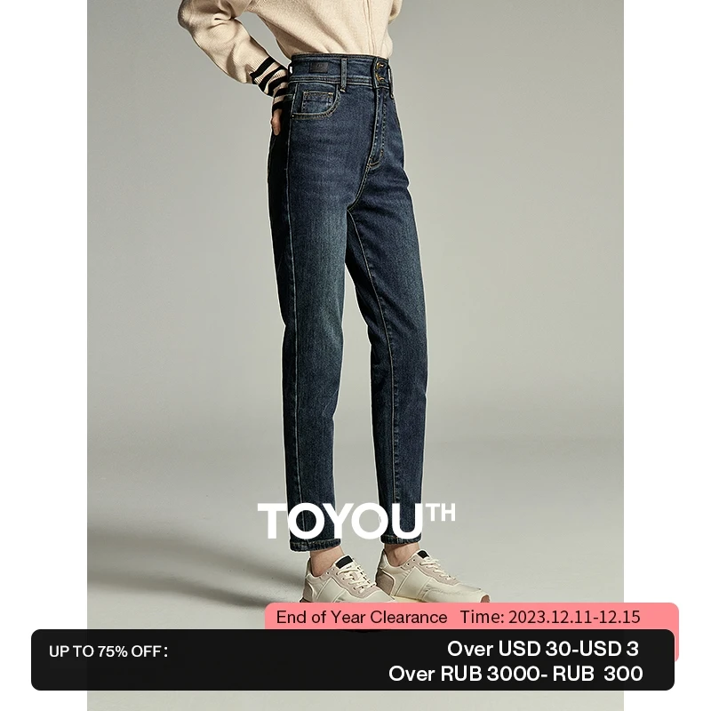 Toyouth Women Plush Thickened Jeans 2023 Winter High Waist Straight Slim Fit Denim Pants Embroidery Fashion Casual Trousers
Toyouth Women Plush Thickened Jeans 2023 Winter High Waist Straight Slim Fit Denim Pants Embroidery Fashion Casual Trousers