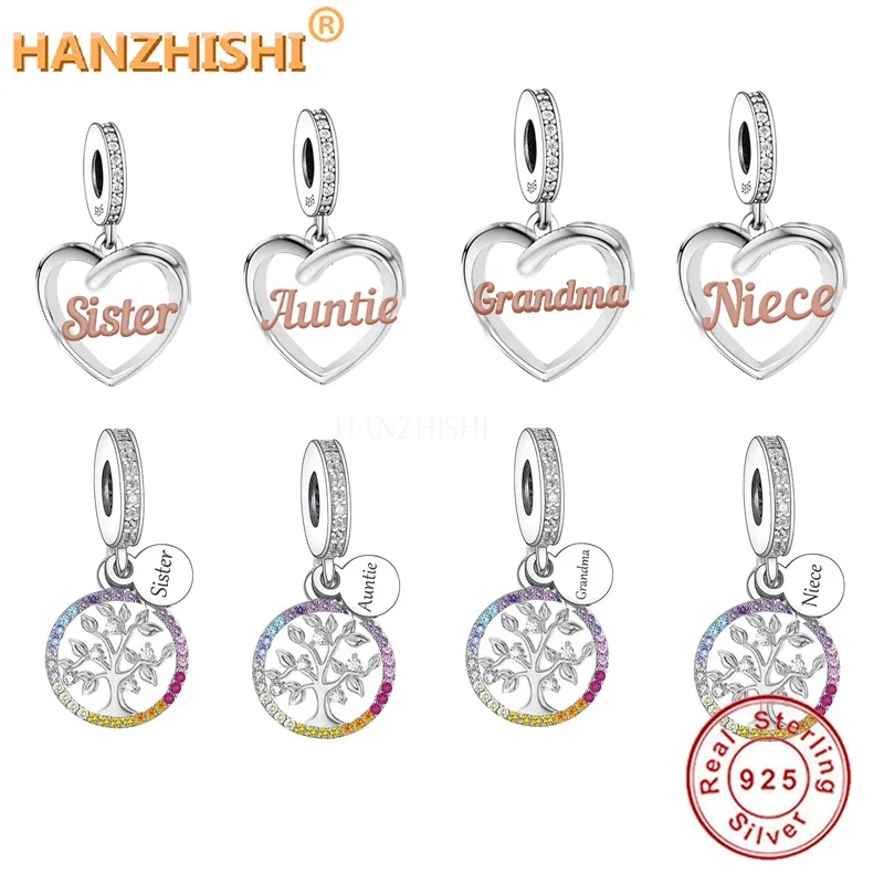 Family Birthday Gift Series 925 Sterling Silver Heart Pendant Charms Beads Fit Original Bracelet Necklace Jewelry Accessories
Family Birthday Gift Series 925 Sterling Silver Heart Pendant Charms Beads Fit Original Bracelet Necklace Jewelry Accessories