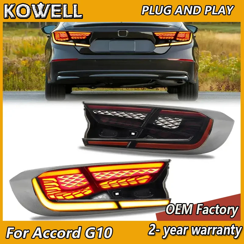 Car Styling for Honda Accord Tail Light 2018-2021 Accord 10th Tail Light DRL Fog Brake Turn Signal Reversing
Car Styling for Honda Accord Tail Light 2018-2021 Accord 10th Tail Light DRL Fog Brake Turn Signal Reversing