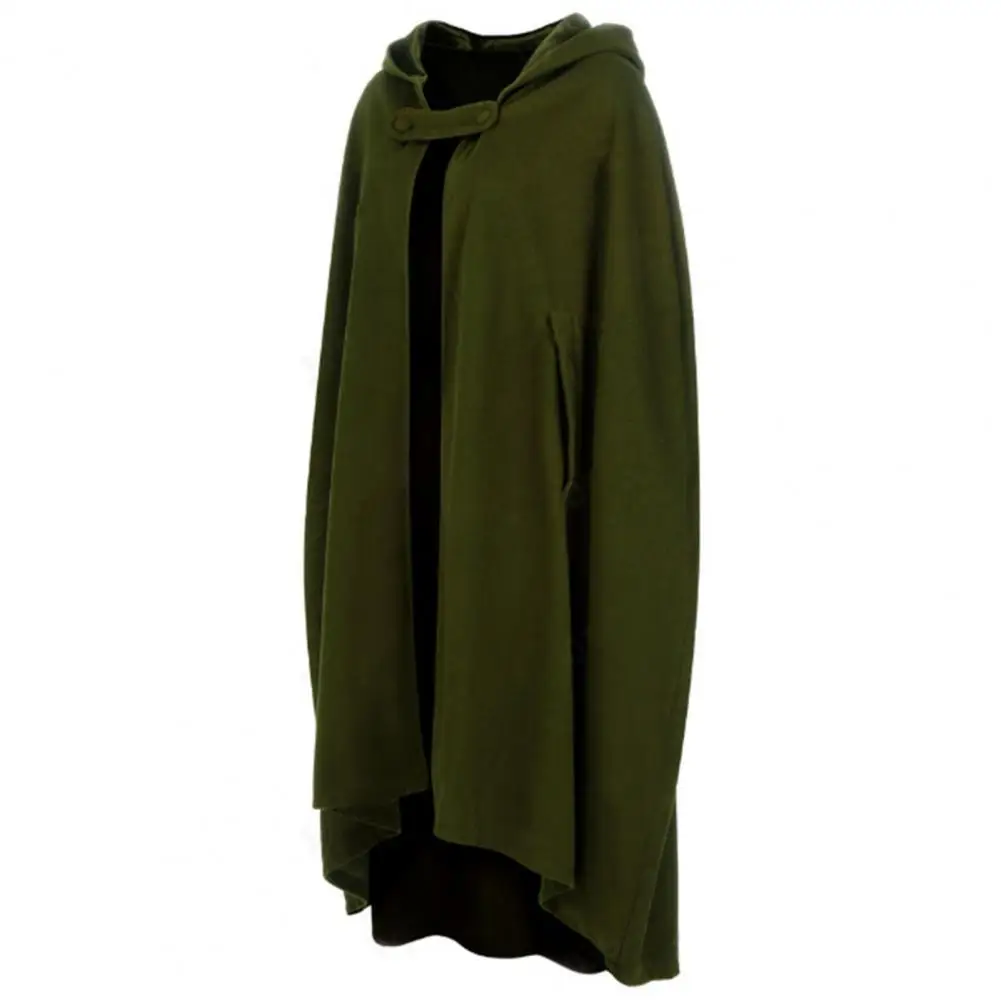 Waterproof Poncho Medieval Style Windproof Women's Cloak with Hooded Poncho Sleeve Holes for Winter Warmth Comfort Solid Color
Waterproof Poncho Medieval Style Windproof Women's Cloak with Hooded Poncho Sleeve Holes for Winter Warmth Comfort Solid Color
