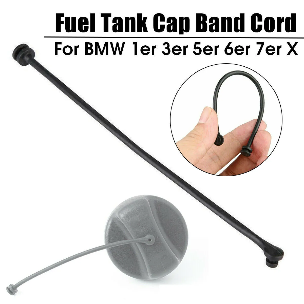 1pc 13.6x0.2cm Car Fuel Tank Cap Cable Wire For BMW E87 E88 E46 E90 E91 16117193372 Tank Cover Line Cable Fuel Resistant
1pc 13.6x0.2cm Car Fuel Tank Cap Cable Wire For BMW E87 E88 E46 E90 E91 16117193372 Tank Cover Line Cable Fuel Resistant
