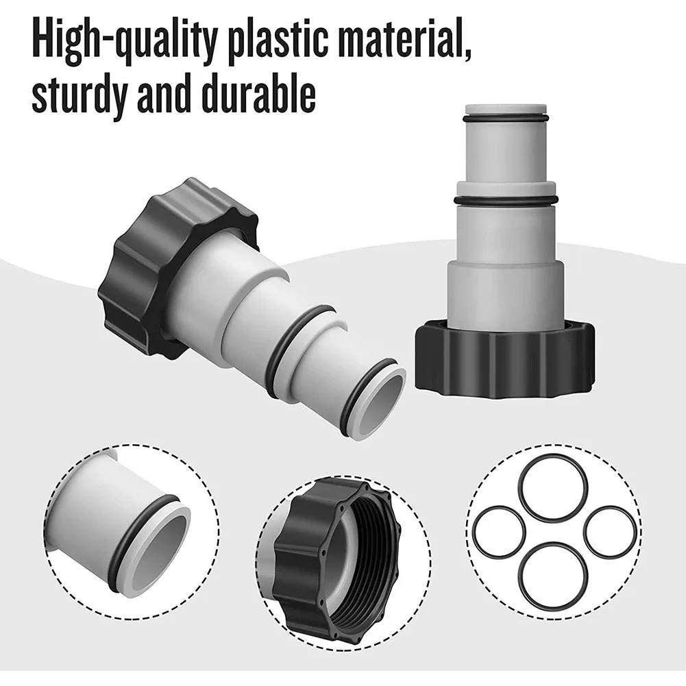 Upgrade Your For Intex Pool with Adapter A & Adapter B Convert 1 25 to 1 5 Fittings Durable & Reliable Materials
Upgrade Your For Intex Pool with Adapter A & Adapter B Convert 1 25 to 1 5 Fittings Durable & Reliable Materials