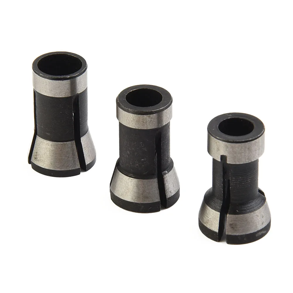 6/6.35/8mm Black+silver CNC Router Collet Carbon Steel Router Bit Collet Brand New Suitable For Engraving Machine
6/6.35/8mm Black+silver CNC Router Collet Carbon Steel Router Bit Collet Brand New Suitable For Engraving Machine