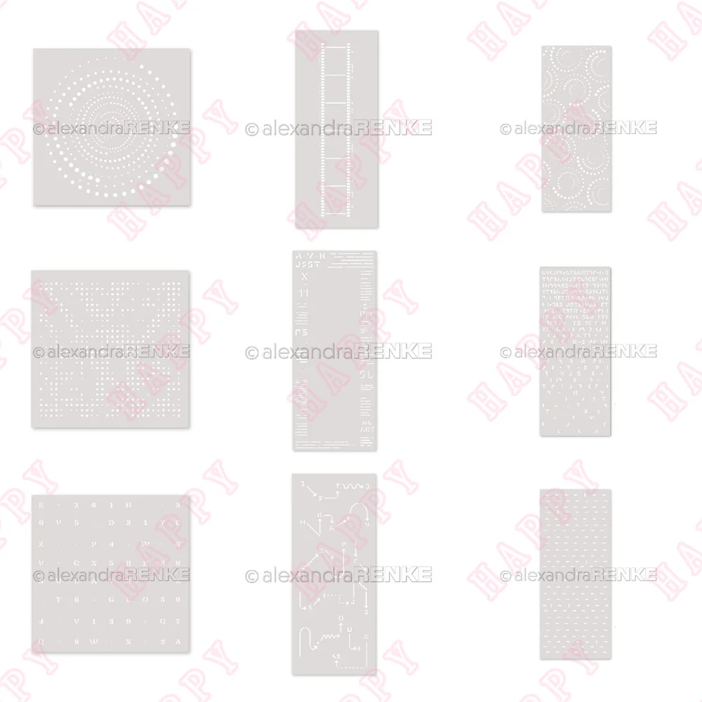 New Layering Stencil Dots Swirl Square Filmstrip Long Art Abstract Vic Dash Pattern Arrow Puzzle Decoration Embossing Card Mould
New Layering Stencil Dots Swirl Square Filmstrip Long Art Abstract Vic Dash Pattern Arrow Puzzle Decoration Embossing Card Mould