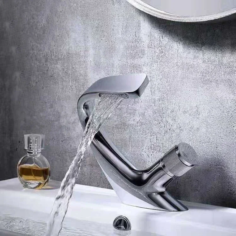 Household Bathroom Waterfall Faucet Wash Face and Wash Hands Faucet Brass Rotary Switch Cold and Hot Faucet
Household Bathroom Waterfall Faucet Wash Face and Wash Hands Faucet Brass Rotary Switch Cold and Hot Faucet