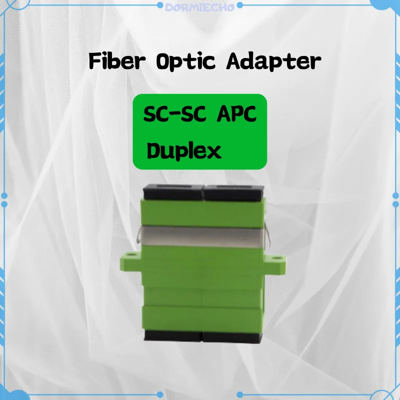 

Fiber Optic Adapter SC/APC Optical Fiber Coupler Flange SC-SC Dual Port Duplex Simplex Multi Mode