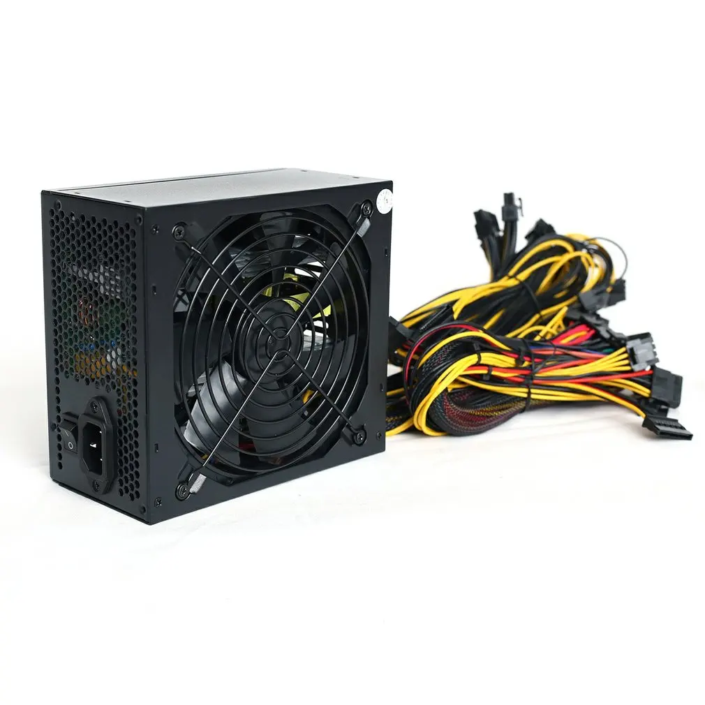 

1800W/2000W Mining Power Supply Miner Graphics Card For Mining 180~240V ATX PSU 16+4pin Power Supply For Mining Host Plate