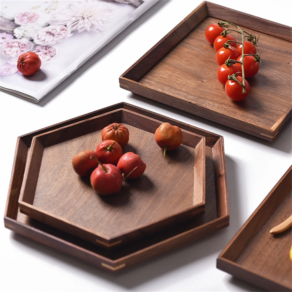 1PCS Walnut Wood Coffee Tray Snack Food Cup Trays Decorative Wood Tray Dessert Candy Bamboo Tray Gongfu Tea Tray
1PCS Walnut Wood Coffee Tray Snack Food Cup Trays Decorative Wood Tray Dessert Candy Bamboo Tray Gongfu Tea Tray