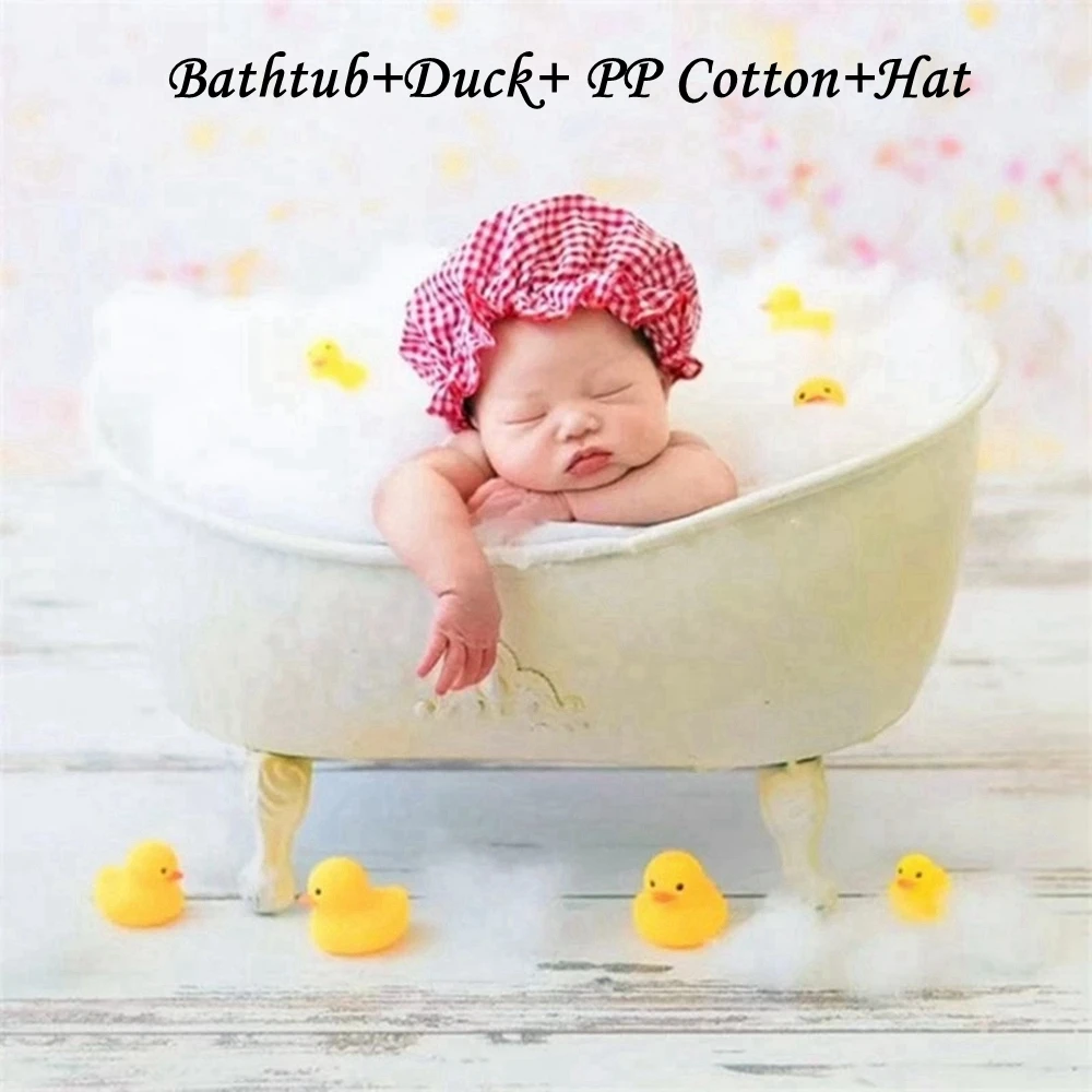 4Pcs/Set Newborn Photography Props Bathtub+ Duck+Cotton +Hats With Water Iron Shower Furniture Baby Photo Shoot Accessories Cap
4Pcs/Set Newborn Photography Props Bathtub+ Duck+Cotton +Hats With Water Iron Shower Furniture Baby Photo Shoot Accessories Cap