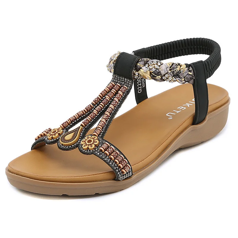 2023 Summer New Versatile Fashion Trend Women's Sandals Elastic Belt Lightweight Comfortable Slippers
2023 Summer New Versatile Fashion Trend Women's Sandals Elastic Belt Lightweight Comfortable Slippers