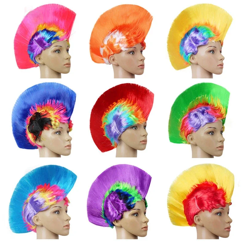 2pcs/lot Colorful Fluffy Chemical Fiber Cockscomb Wig Masquerade Concert Fans Funny and Funny Dress Up Party Wig Supplies Craft
2pcs/lot Colorful Fluffy Chemical Fiber Cockscomb Wig Masquerade Concert Fans Funny and Funny Dress Up Party Wig Supplies Craft