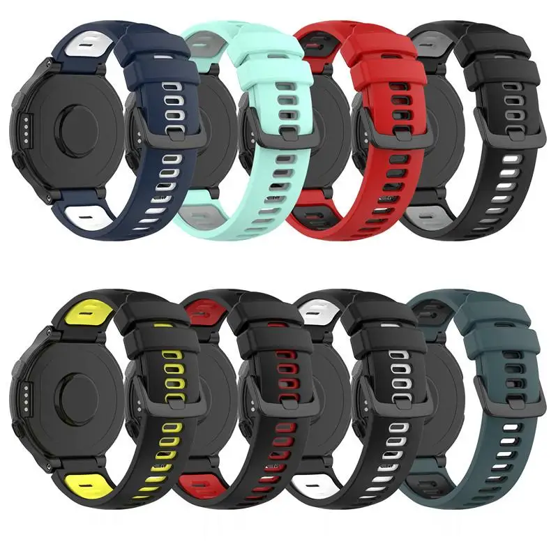 

Rubber Strap For Garmin Forerunner 735XT 735 220 230 235 620 630 Smart Watch Wristband Replace Sport Bracelet Approach S20 S5 S6