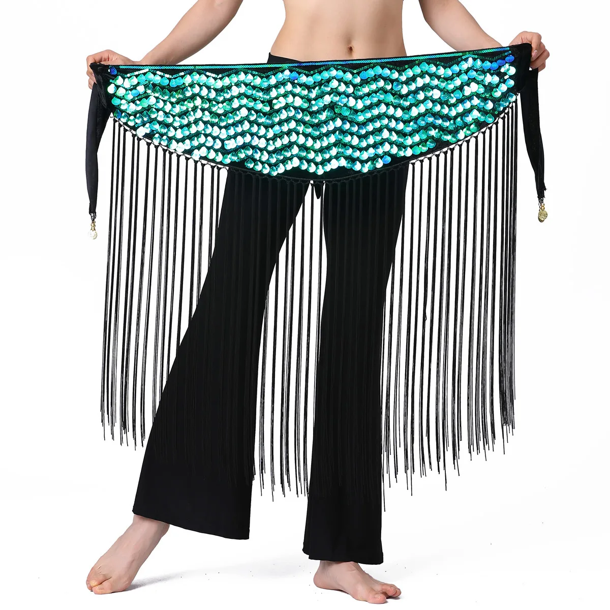 Adult Wave Long Fringe Sequin Oriental Belly Dance Costume Belt for Sale Women Dancing Hip Scarf Scarves Bellydance Accessories
Adult Wave Long Fringe Sequin Oriental Belly Dance Costume Belt for Sale Women Dancing Hip Scarf Scarves Bellydance Accessories