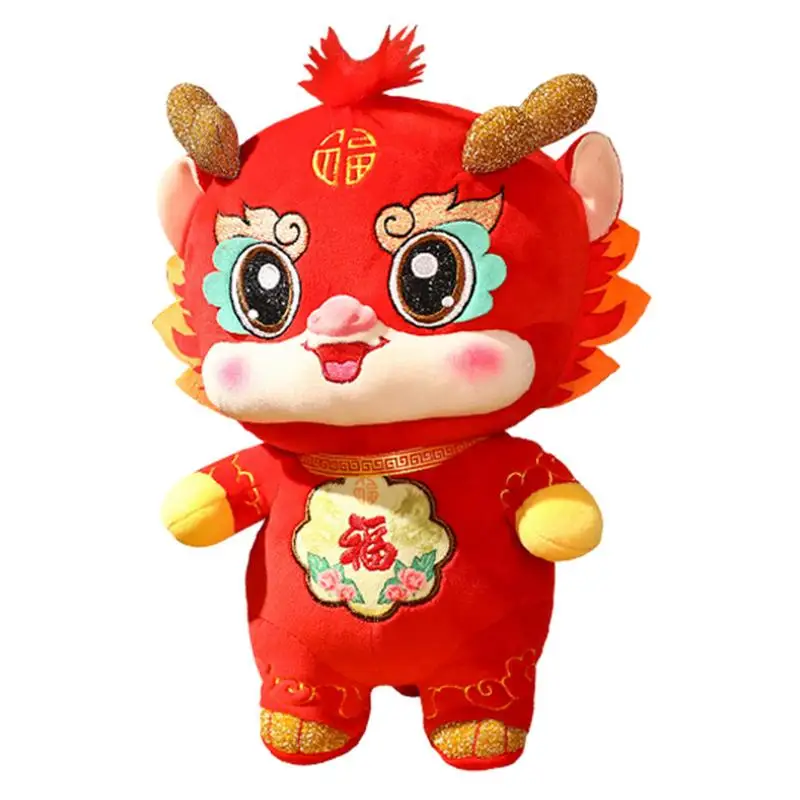 

Chinese Dragon Plush Doll Cute Dragon Stuffed Toy Bag Accessory For Women Men Home Decor Couch Car Bed Chair Offices