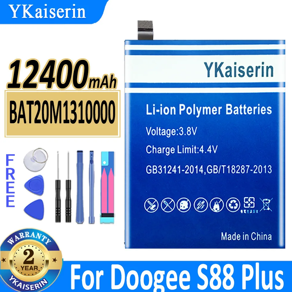 12400mAh YKaiserin Battery BAT20M1310000 (S88 Plus) for DOOGEE S88 Plus S88Plus Phone Bateria Fast Shipping
12400mAh YKaiserin Battery BAT20M1310000 (S88 Plus) for DOOGEE S88 Plus S88Plus Phone Bateria Fast Shipping