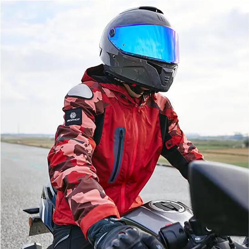 

Autumn Winter SCOYCO Motocross Motorcycle Cycling Jacket Knight Moto Riding Clothes clothing Men's Racing Jackets Chaqueta Blaze