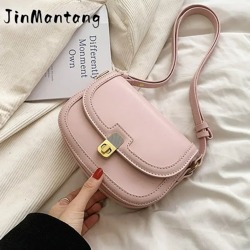 Cute Pink Saddle Bags for Women 2023 Trend Small Leather Crossbody Purses Designer Female Fashion Handbags
Cute Pink Saddle Bags for Women 2023 Trend Small Leather Crossbody Purses Designer Female Fashion Handbags