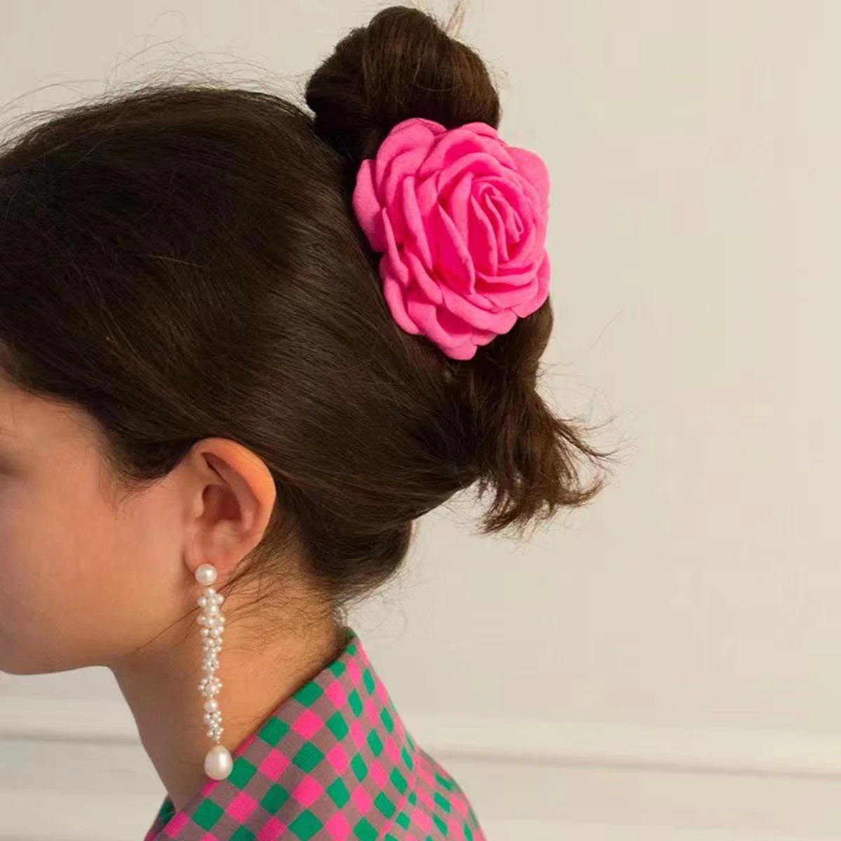 Rose Large Size Flower Hair Clip Claws Hair Crab For Thick Hair Barrettes Hairpins Women 2023 Summer Fashion Hair Accessories
Rose Large Size Flower Hair Clip Claws Hair Crab For Thick Hair Barrettes Hairpins Women 2023 Summer Fashion Hair Accessories