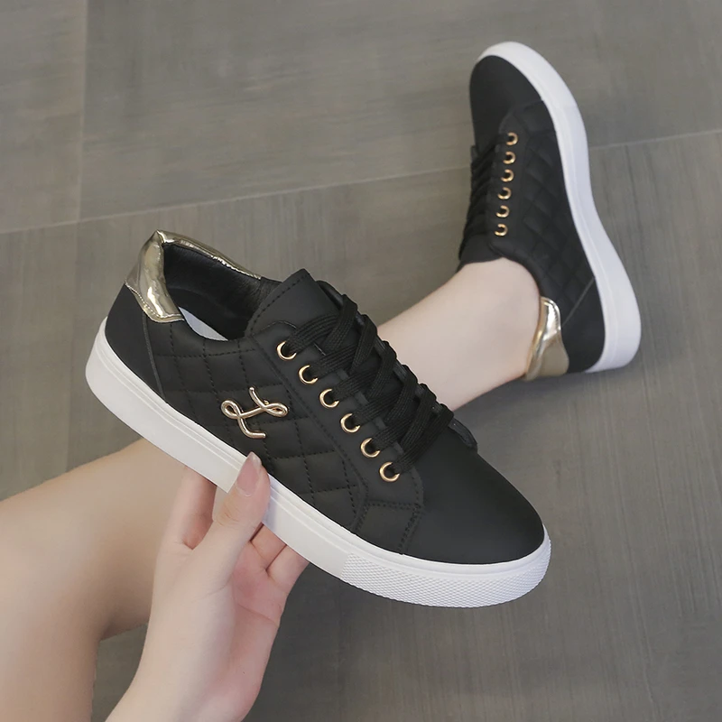 Women's Sneakers Fashion Breathable Flat Shoes Woman Soft Sole Walking Vulcanized Shoes Women Casual Sneaker Zapatos De Mujer
Women's Sneakers Fashion Breathable Flat Shoes Woman Soft Sole Walking Vulcanized Shoes Women Casual Sneaker Zapatos De Mujer