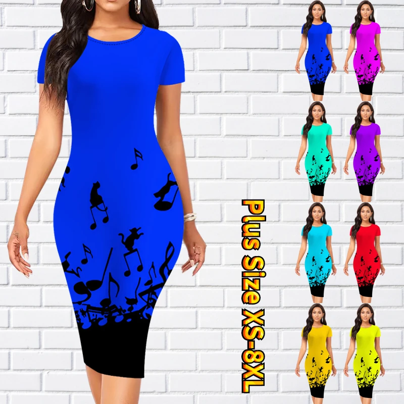 2023 Summer Round Neck Fashion Women's Dress New Fashion Design Short Sleeve Print Knee Length Dress Casual Shift Dress
2023 Summer Round Neck Fashion Women's Dress New Fashion Design Short Sleeve Print Knee Length Dress Casual Shift Dress