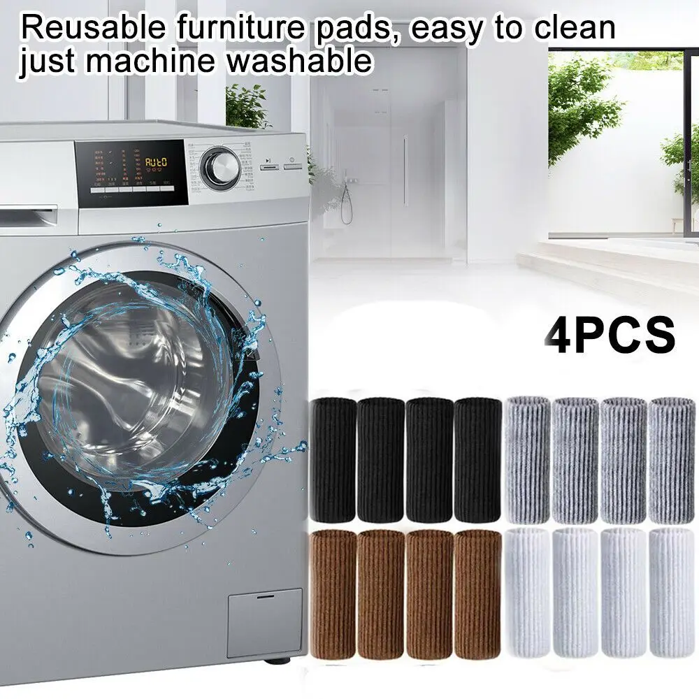 4pcs Universal Furniture Multicolor Non-Slip Protective Case Polyester Foot Cover Chair Socks
4pcs Universal Furniture Multicolor Non-Slip Protective Case Polyester Foot Cover Chair Socks